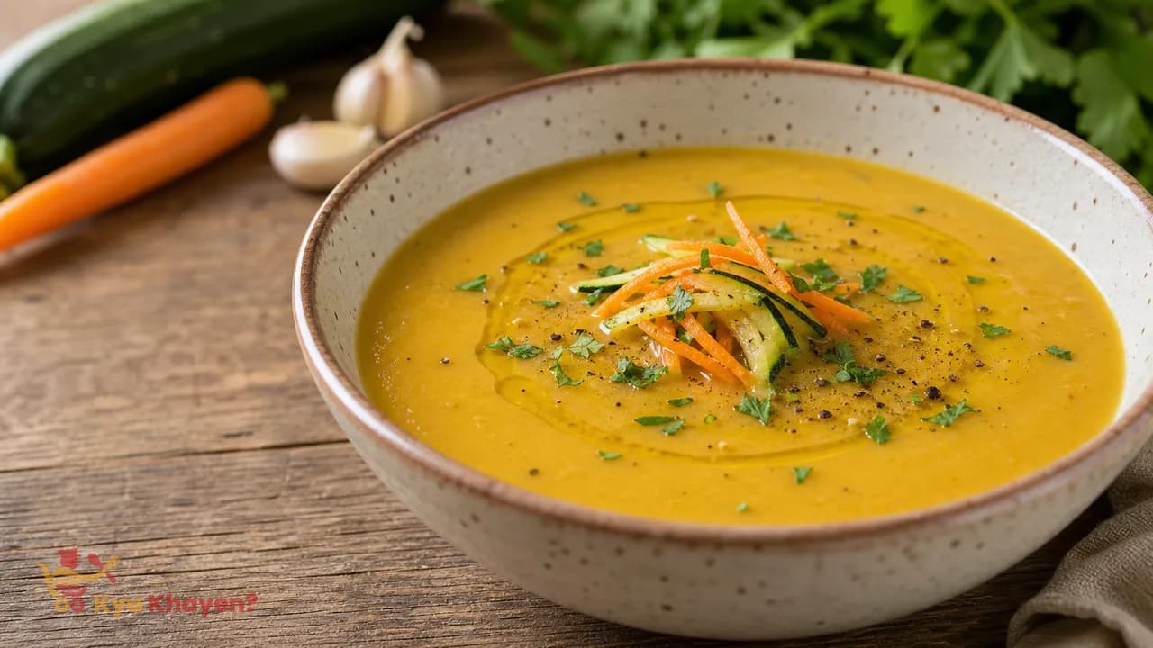 Vegan Zucchini Carrot Soup