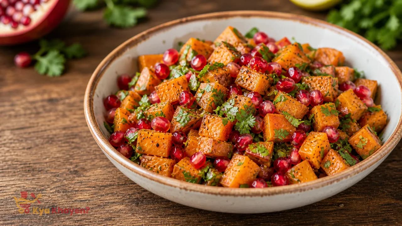 Sweet Potato and Pomegranate Salad