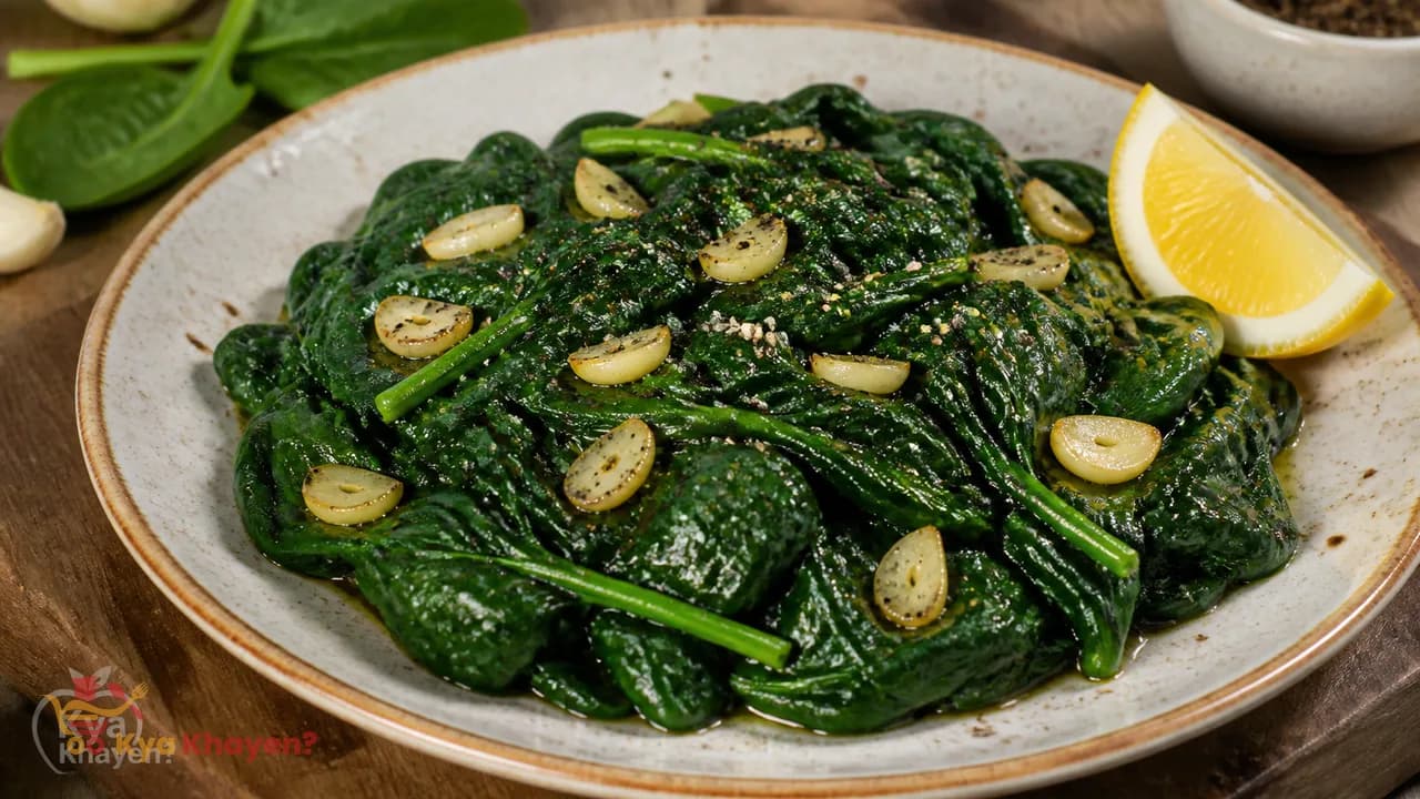 Garlic Sauteed Spinach