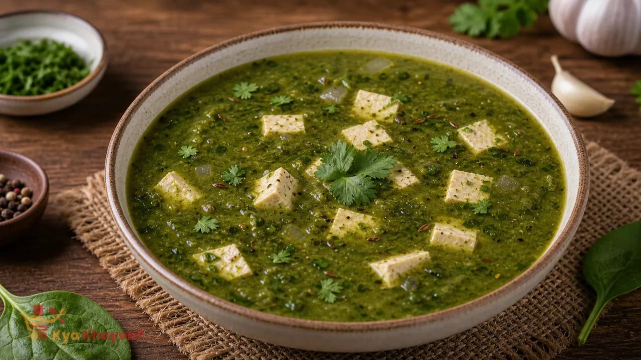 Spinach Tofu Soup