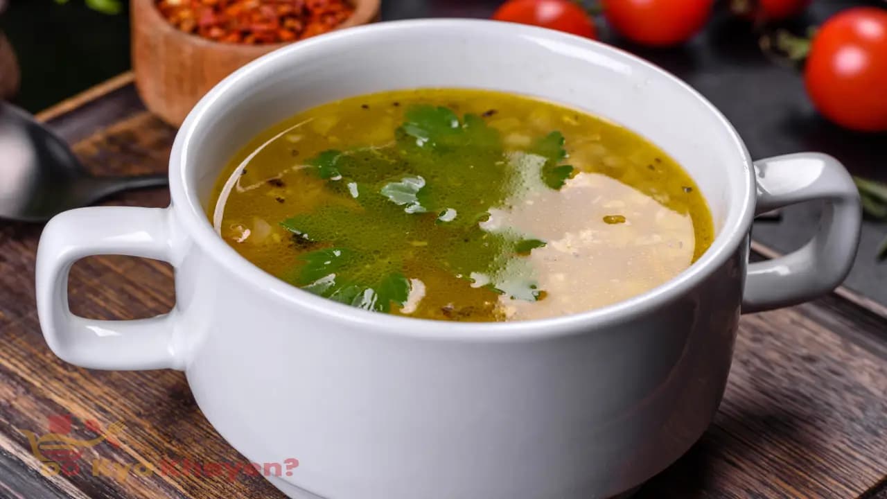 Yellow Moong Dal Spinach Soup (Mashed and Strained)