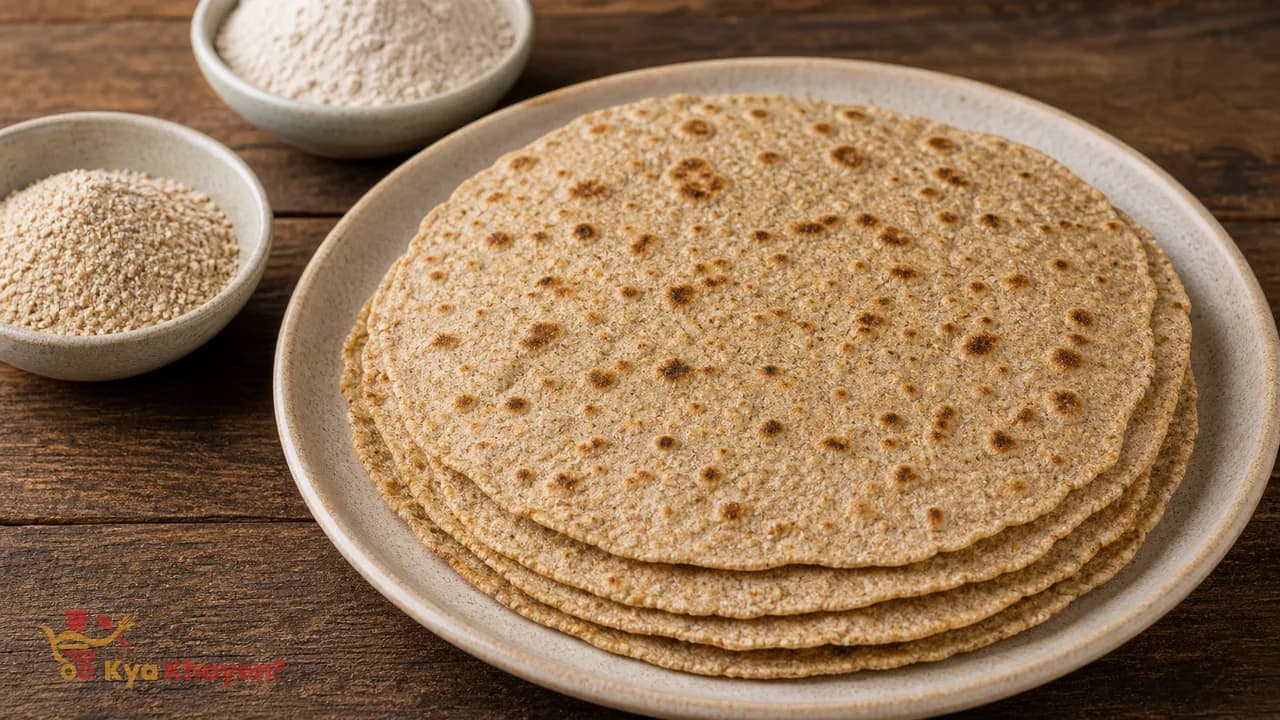 Oat Bran Chapati (30% Oat Bran, 70% Oat Flour)