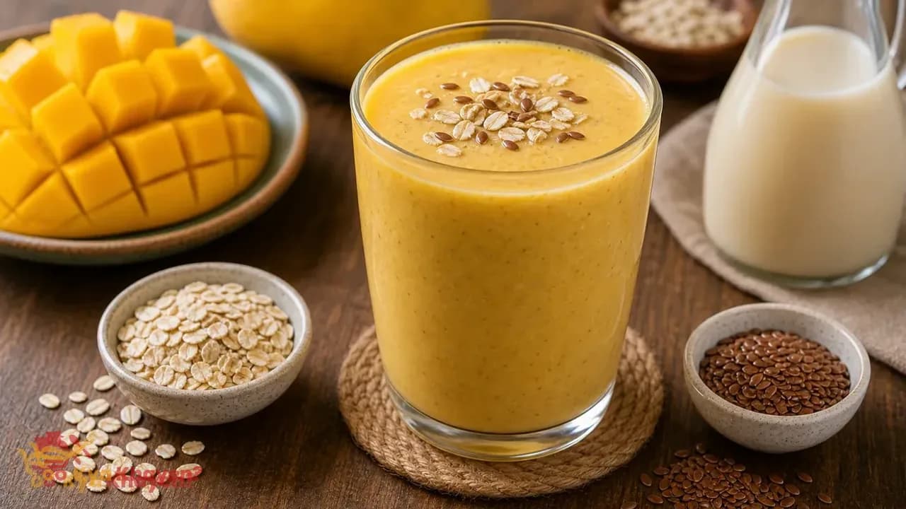 Mango Oatmeal Smoothie
