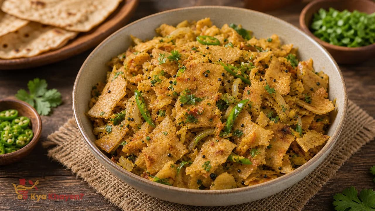 Vaghareli Roti (Spiced Leftover Roti Stir-Fry)