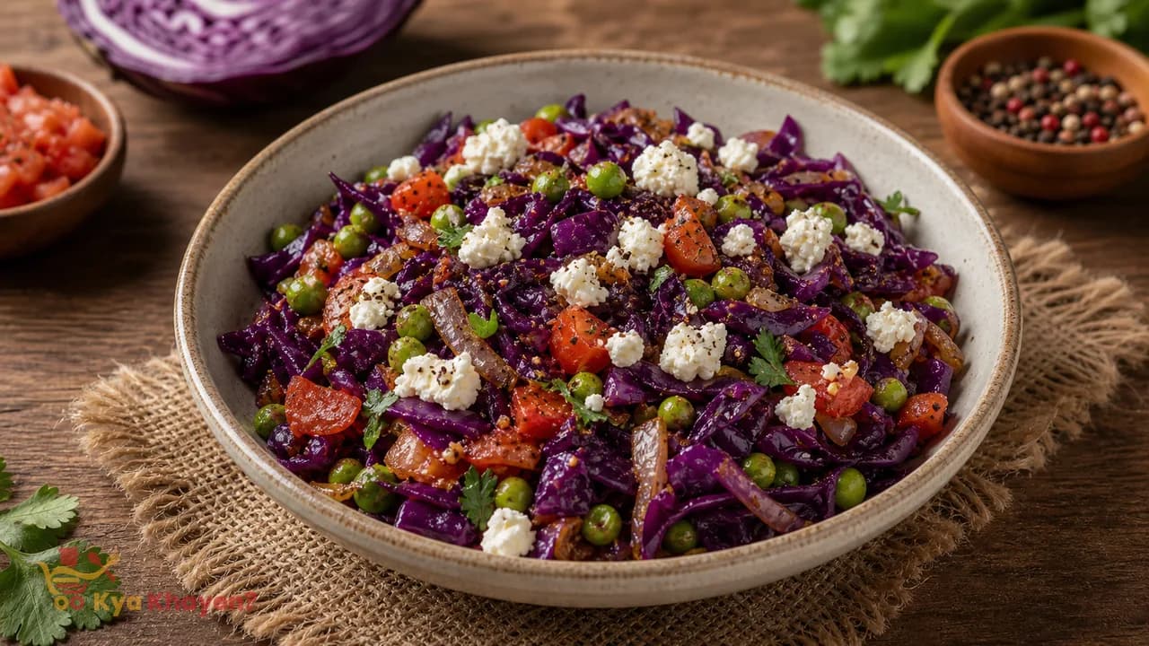 Southern Fried Cabbage with Feta