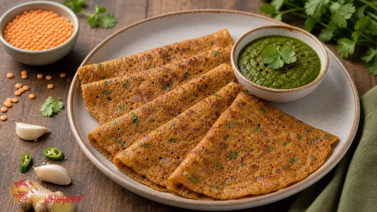 Malka Masoor Dal Cheela