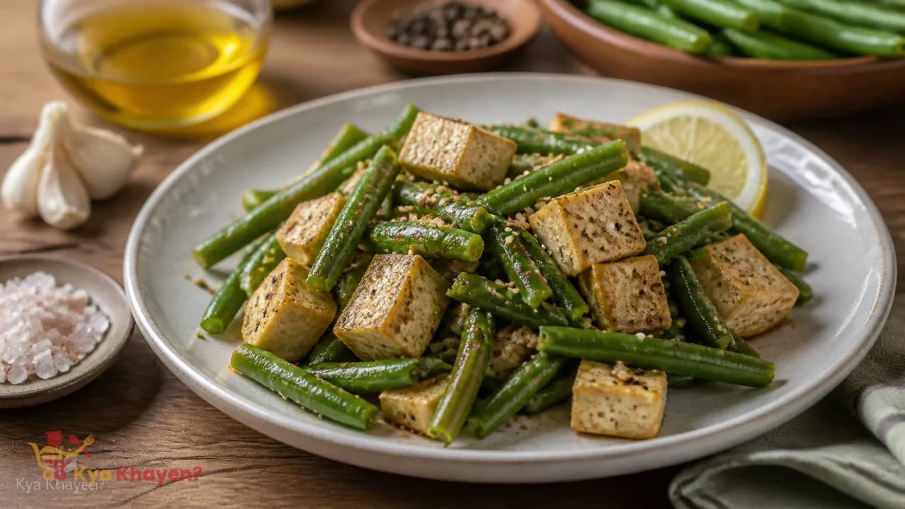 French Beans with Tofu