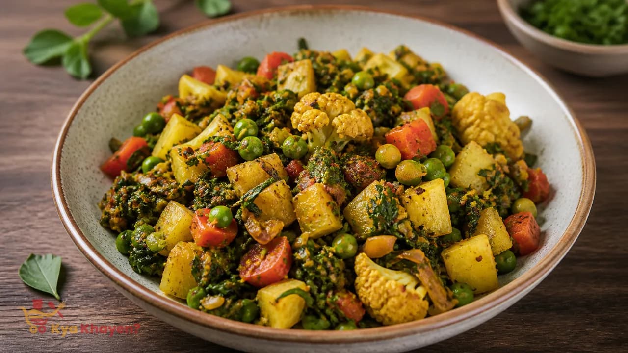 Methi with Seasonal Vegetables