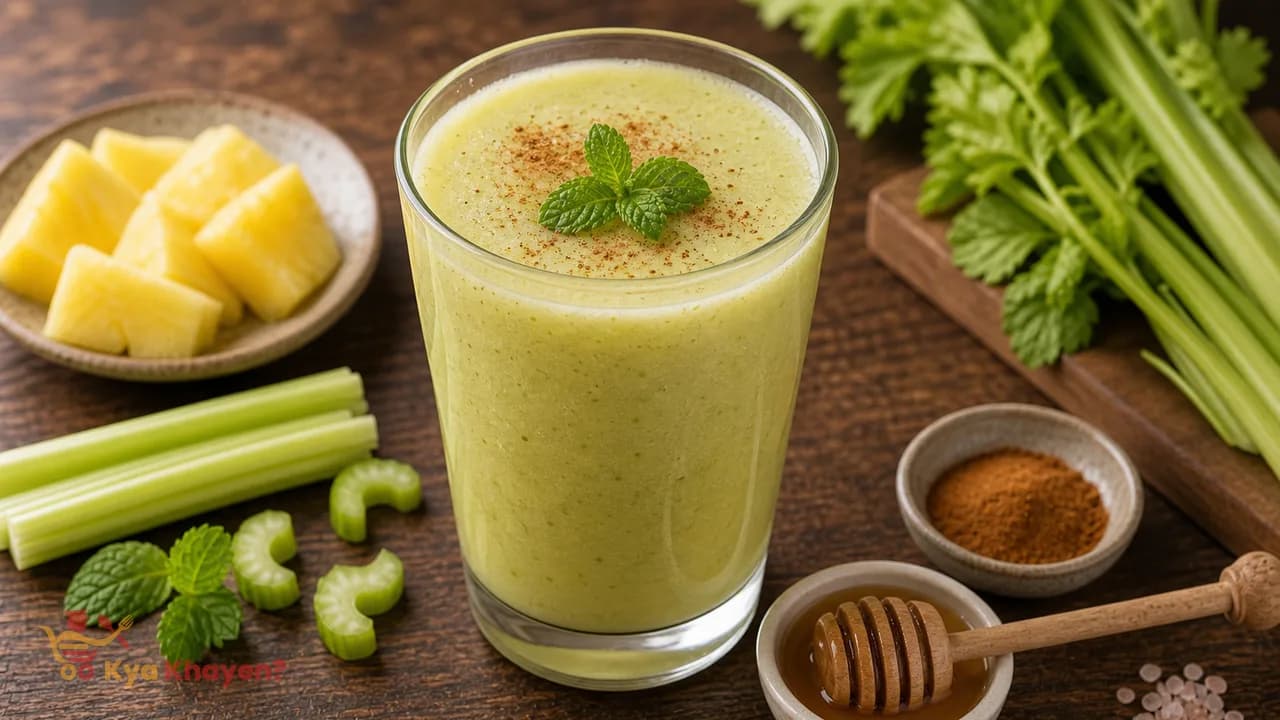 Celery Pineapple Smoothie