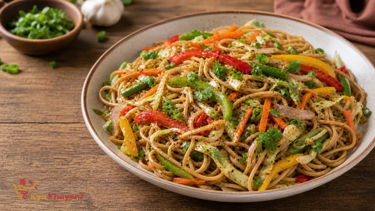 Vegetable Whole Wheat Noodles