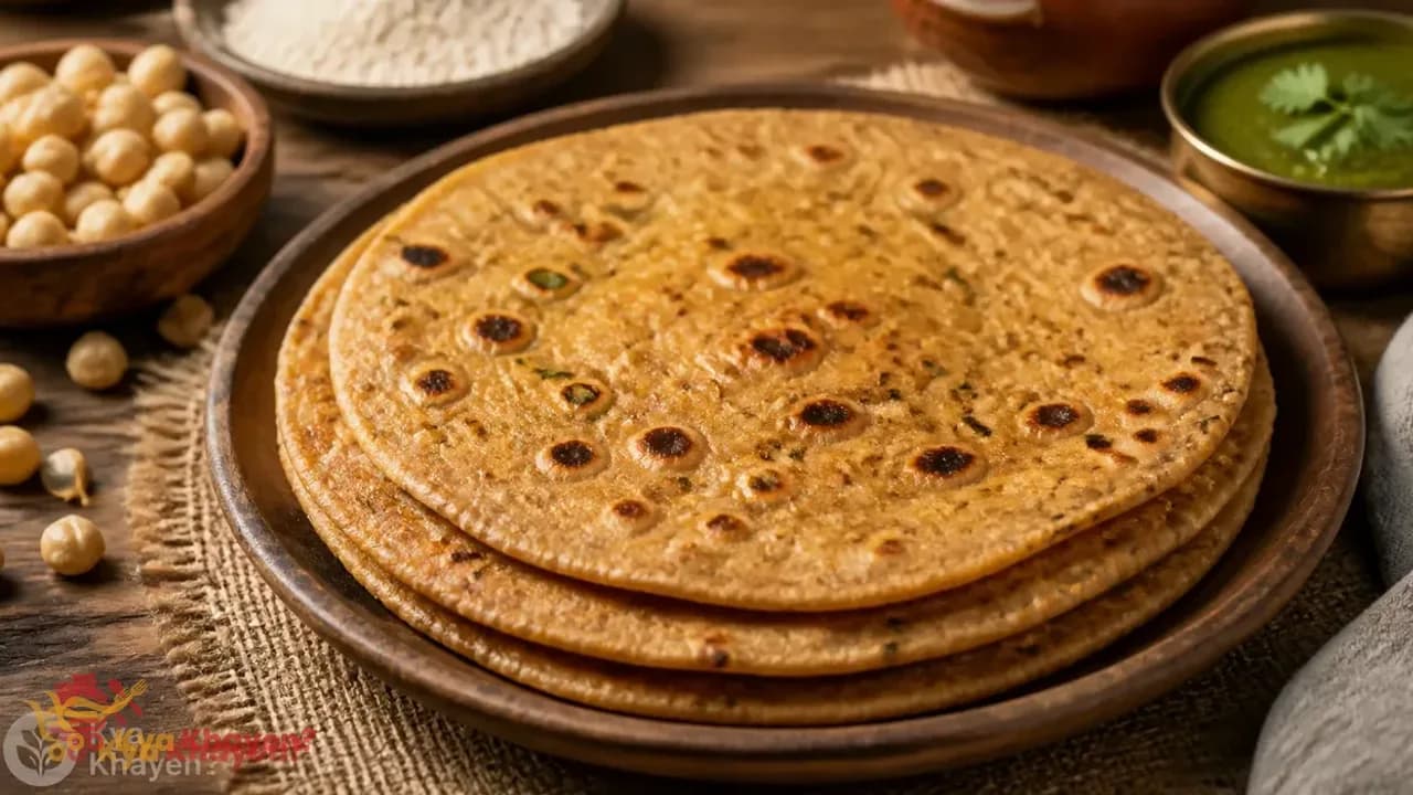 Missi Chapati (50% Besan + 50% Multigrain Flour)