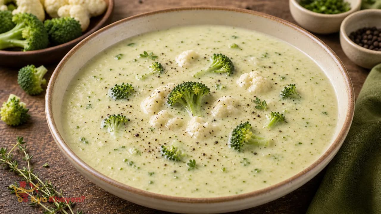Chicken Broccoli Cauliflower Soup