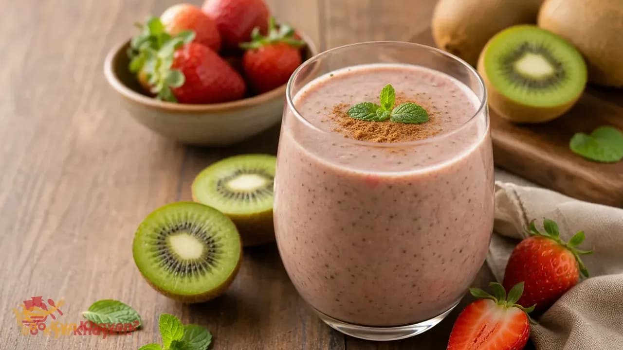 Kiwi-Strawberry Smoothie