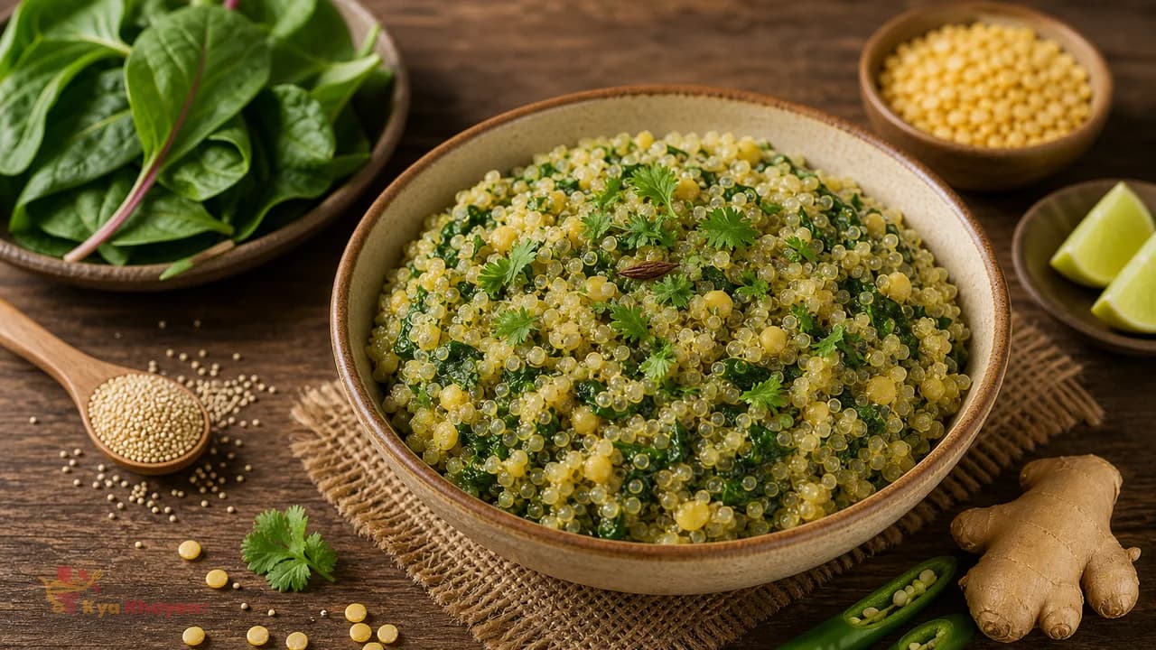 Amaranth Leaves & Quinoa Khichdi