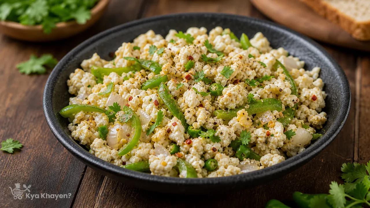 2 Egg Whites Bhurji (Add Capsicum and Onions)