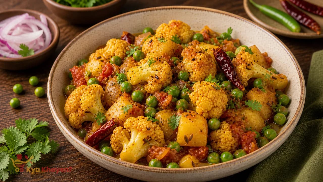 Cauliflower with Peas