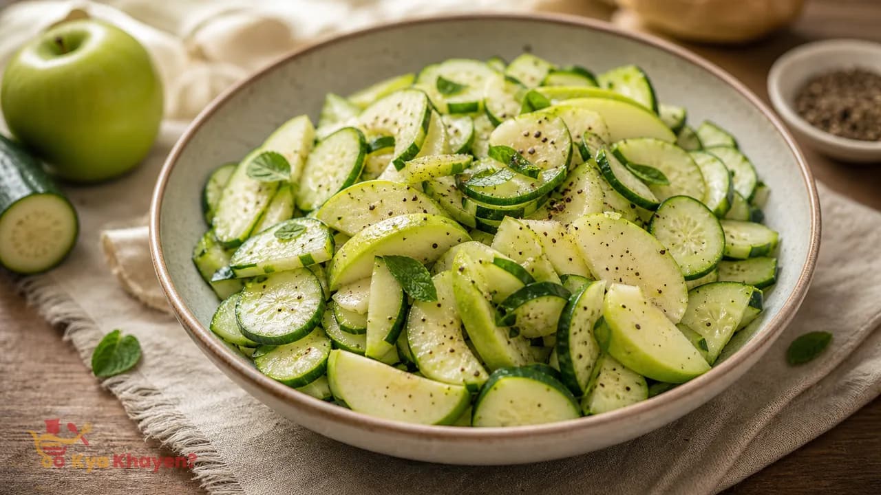 Green Salad (Zucchini, Cucumber, Green Apple)