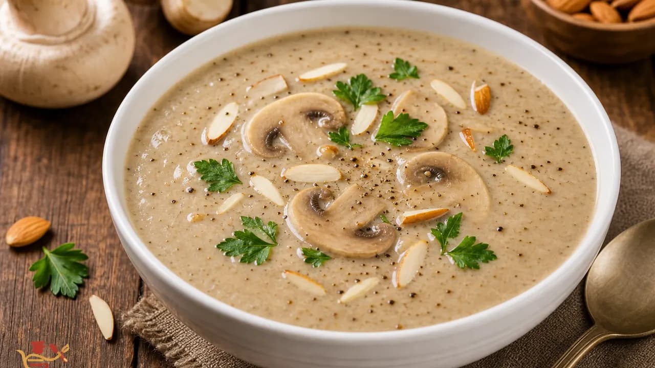 Almond Mushroom Soup