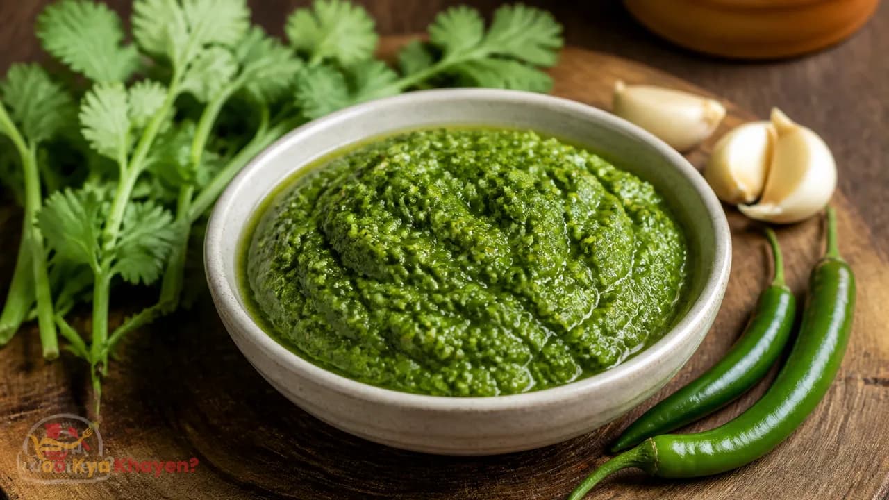 Garlic-Coriander Chutney