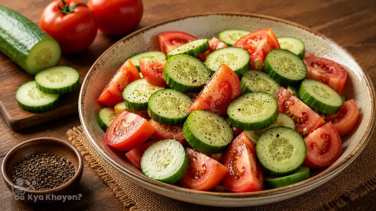 Green Salad (Cucumber and Tomato)