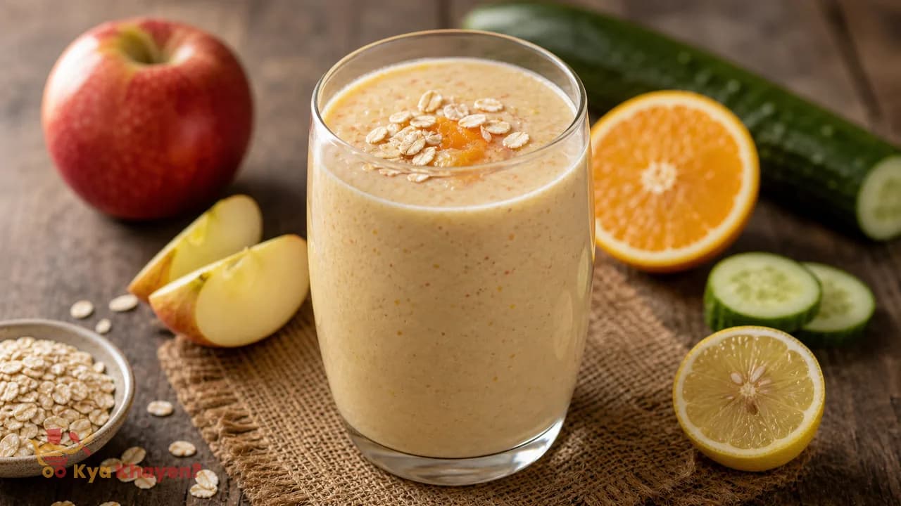 Orange-Apple Oats Smoothie