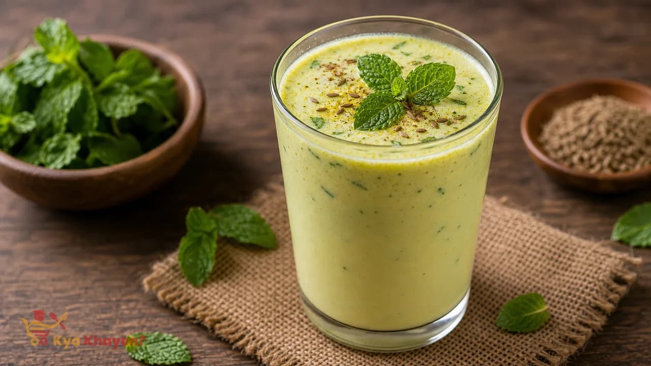 Turmeric and Mint Buttermilk