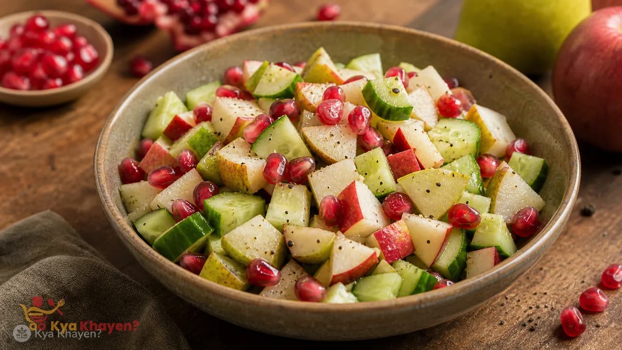 Fruit Salad (Apple, Cucumber, Pear, Pomegranate)