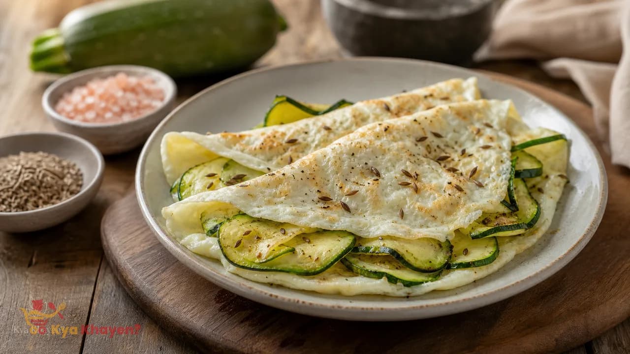 Egg Wrap with Zucchini