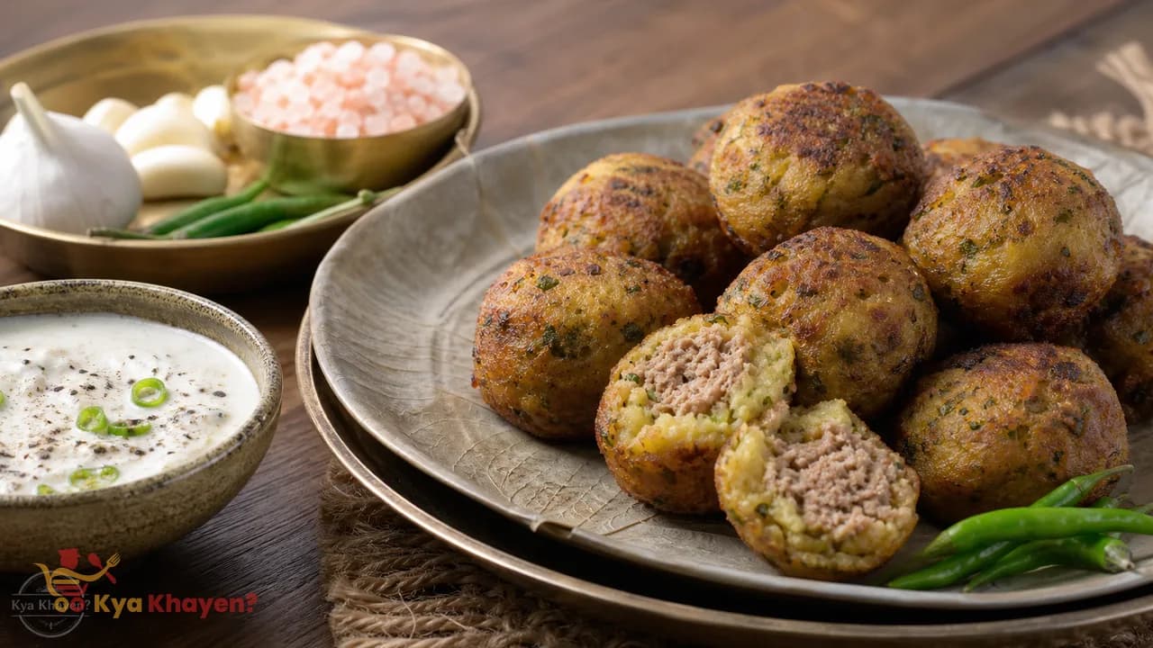 Fish Potatoes Balls with Garlic Dip