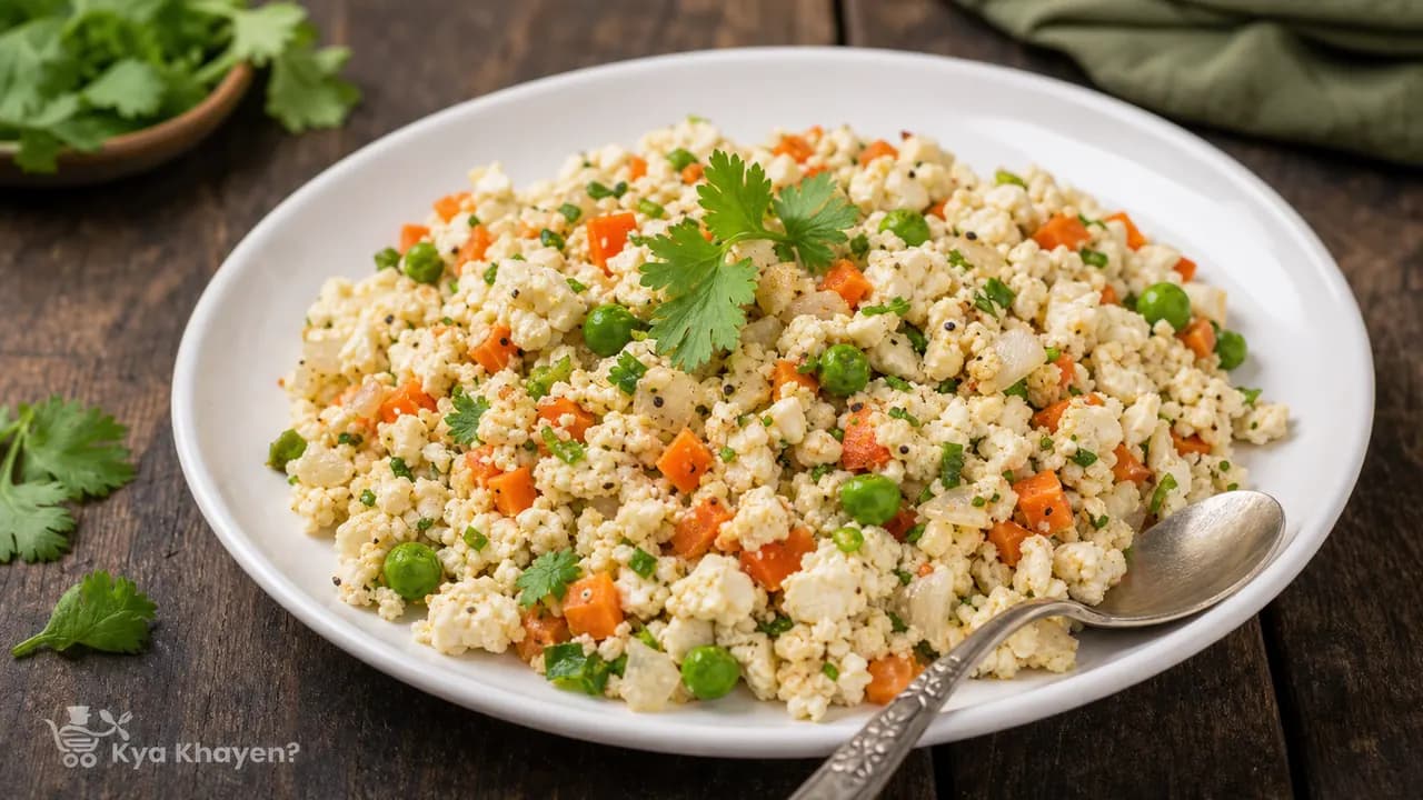 2 Egg White Bhurji (Add Chopped Carrot, Onions, Peas)