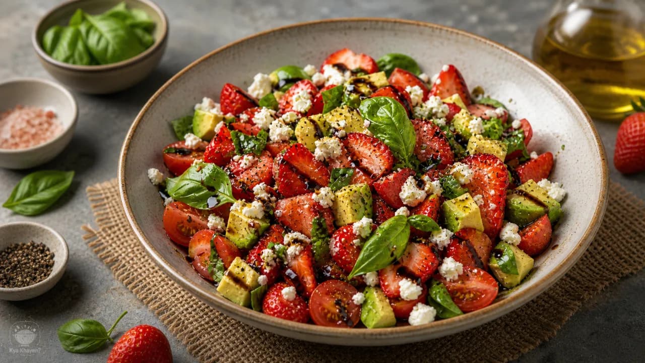 Strawberry Salad with Balsamic