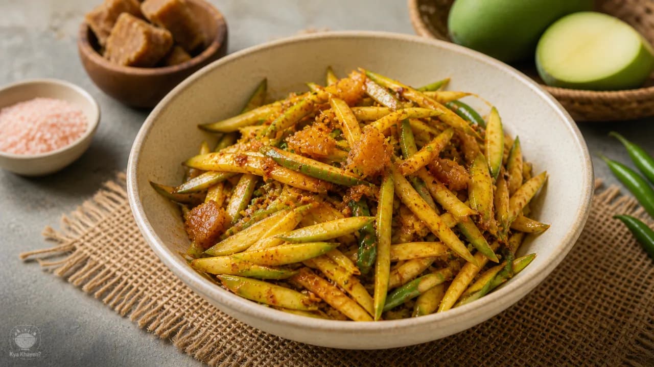 Sweet and Sour Raw Mango Salad