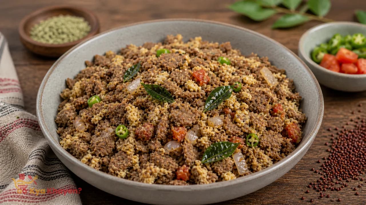 Ragi Egg Chapati Churma