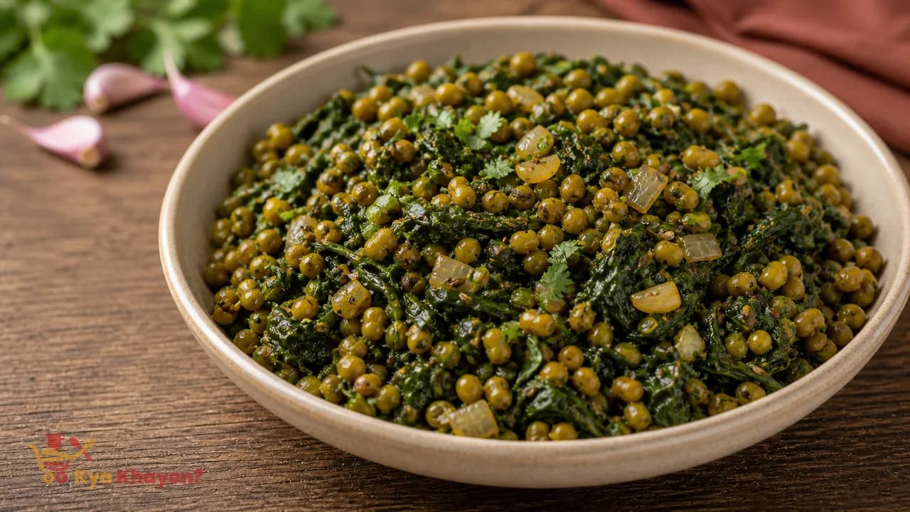 Wilted Fenugreek with Green Gram
