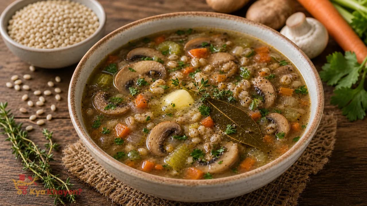 Mushroom Barley Soup