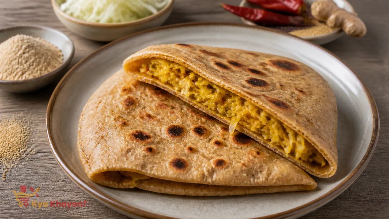 Cabbage Stuffed Chappati