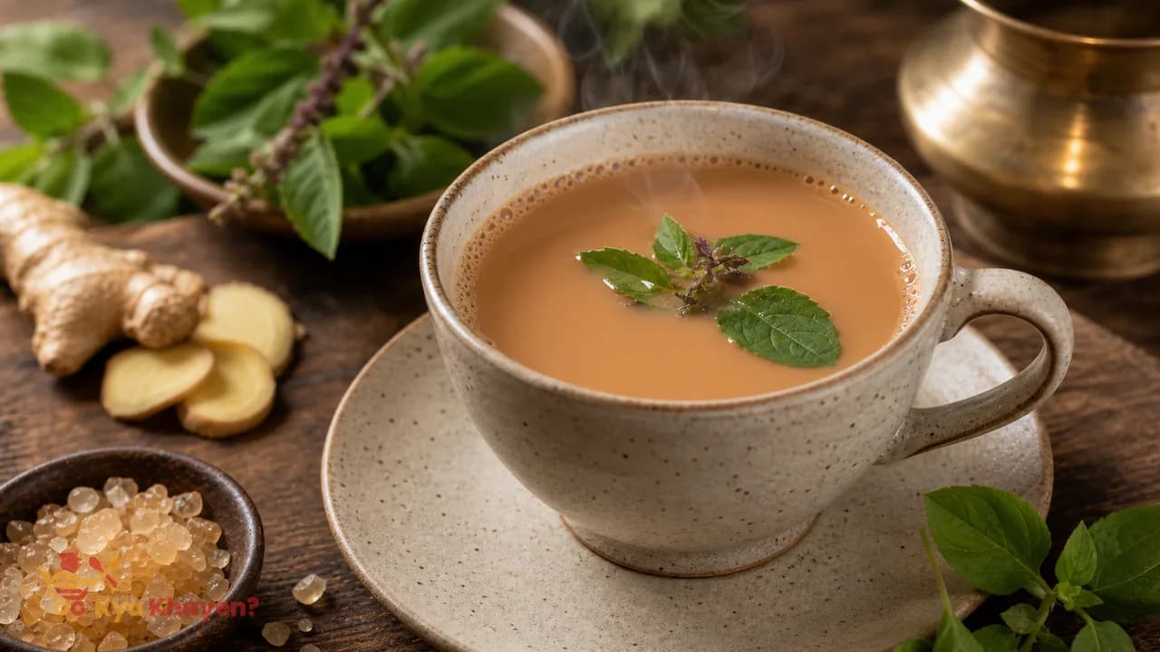 Tulsi- Ginger Milk Tea