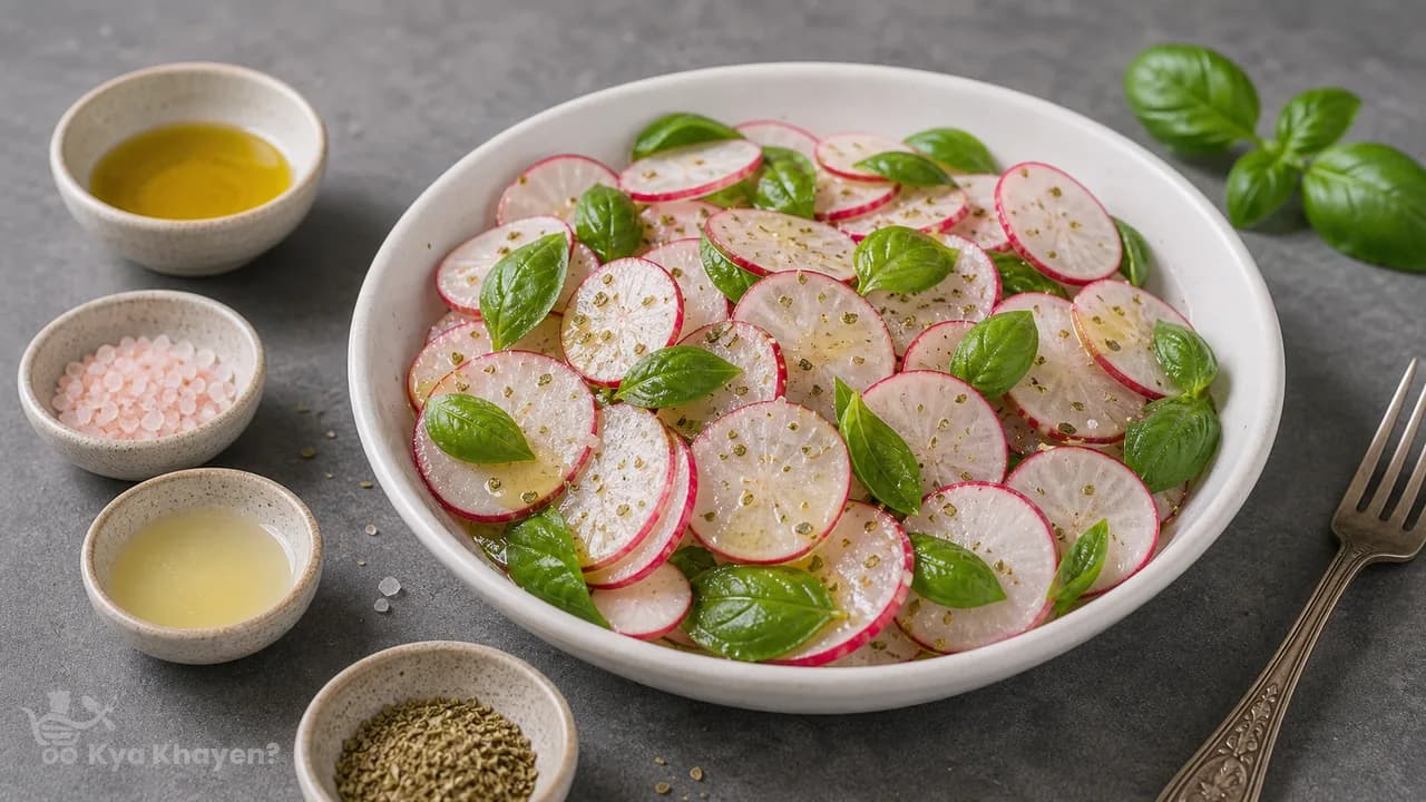 Basil and Radish Salad