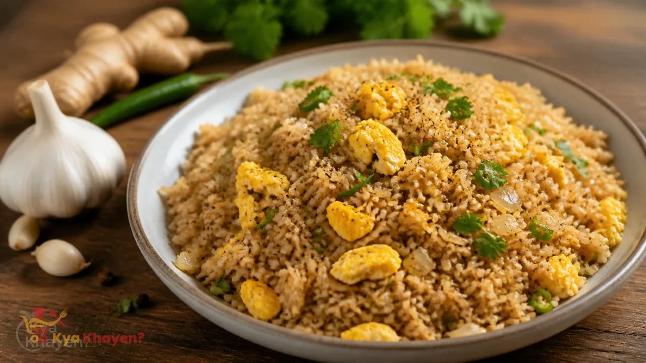 Garlic and Egg Fried Rice