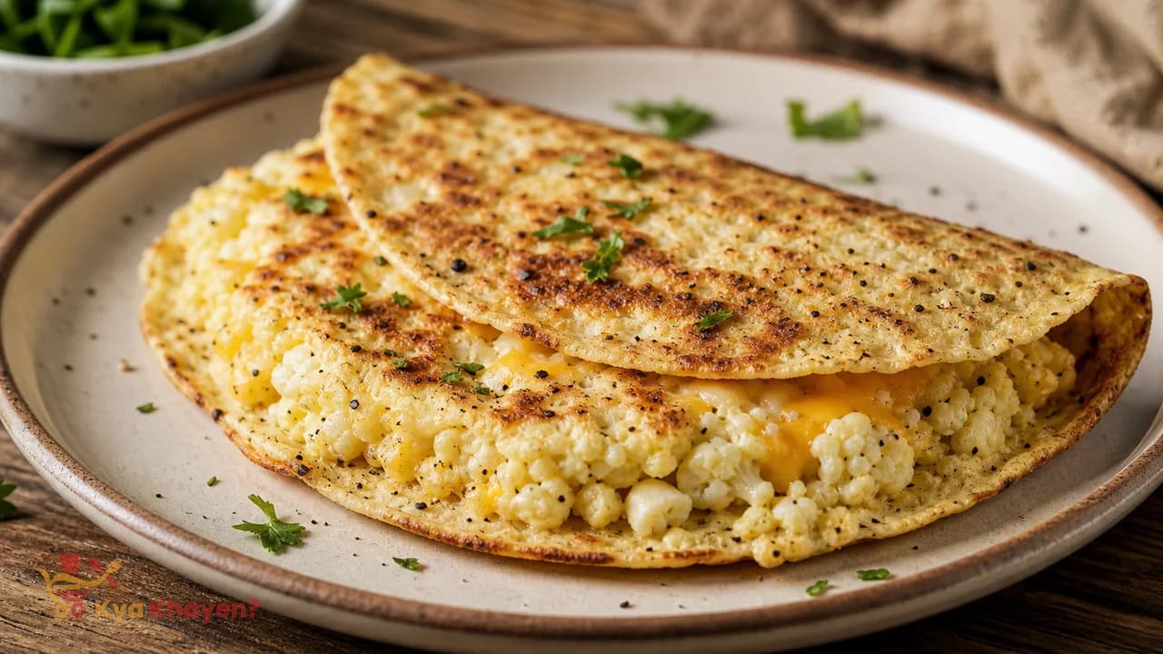 Cauliflower Tortilla with Egg