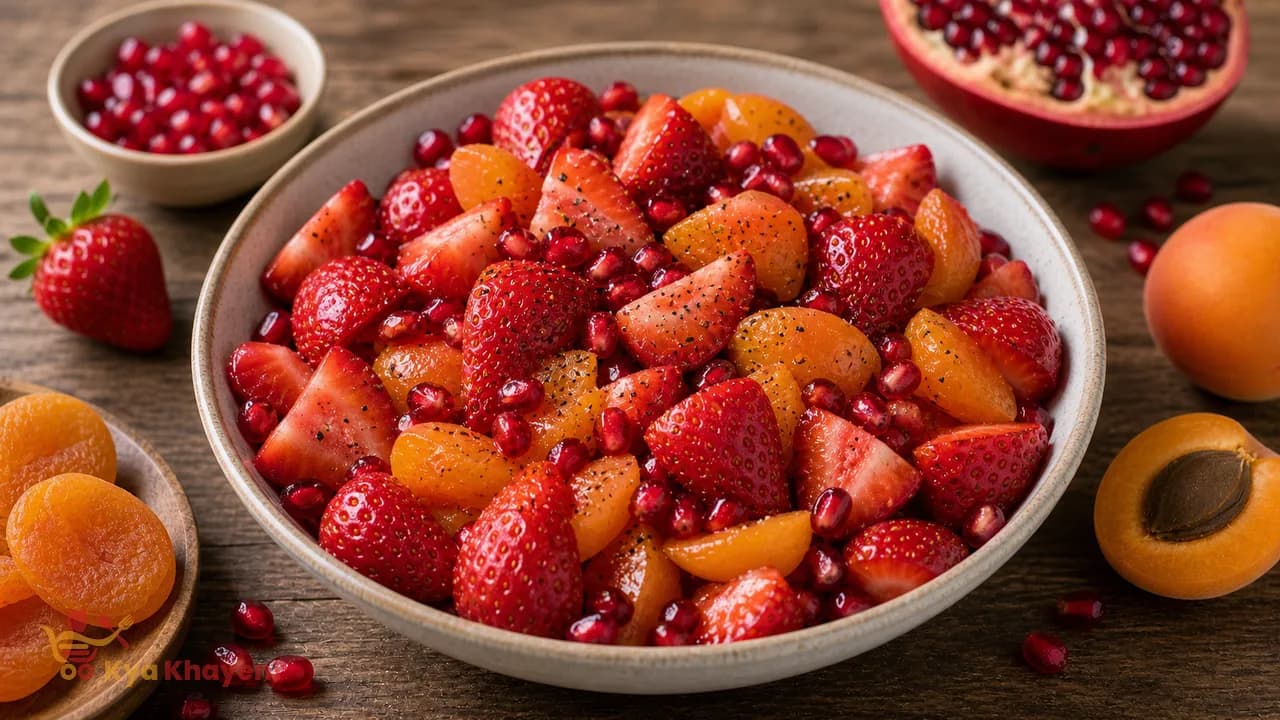 Fruit Salad (Cherries, Apple, Apricot and Pears)