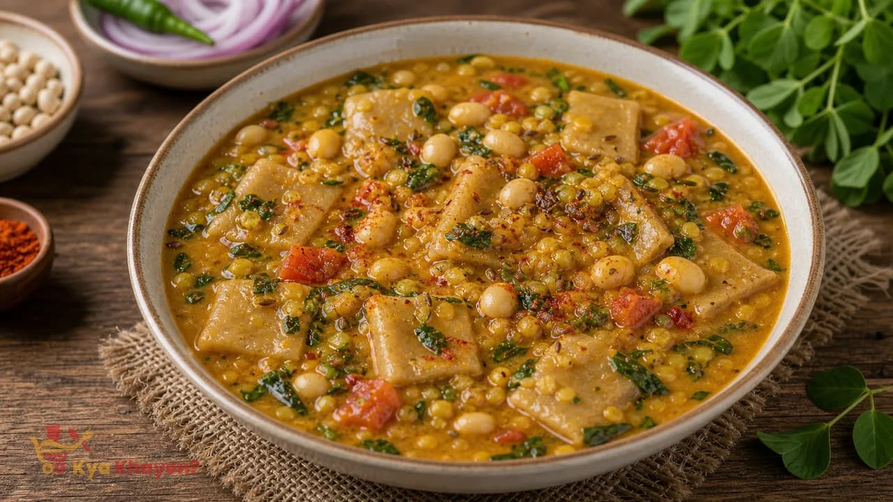 Soya Methi Dal Dhokli