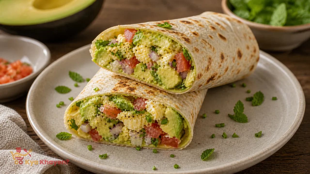 Egg Wrap with Avocado