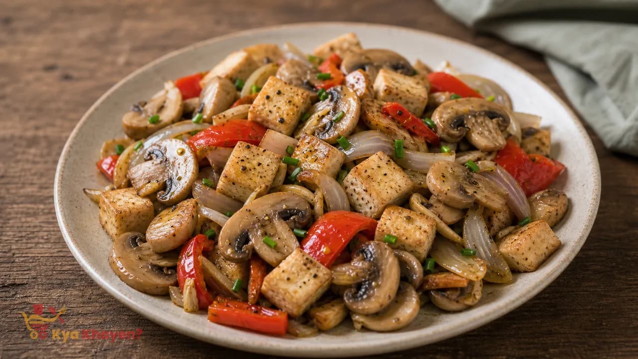 Mushroom and Tofu Stir Fry