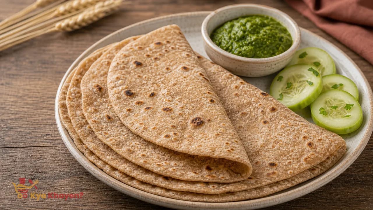 Wheat Bran Chapati (30% Wheat Bran, 70% Wheat Flour)