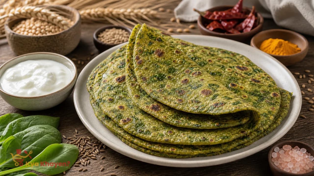 Palak Thepla