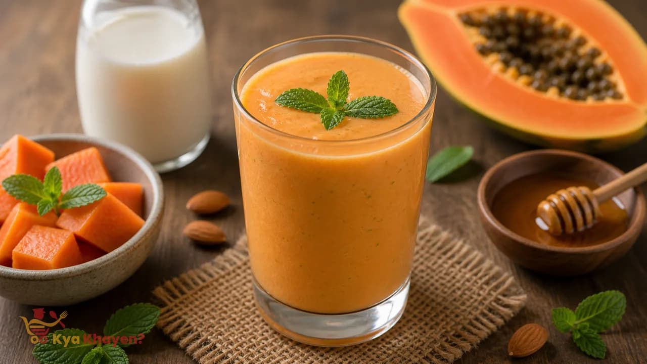 Papaya Mint Smoothie