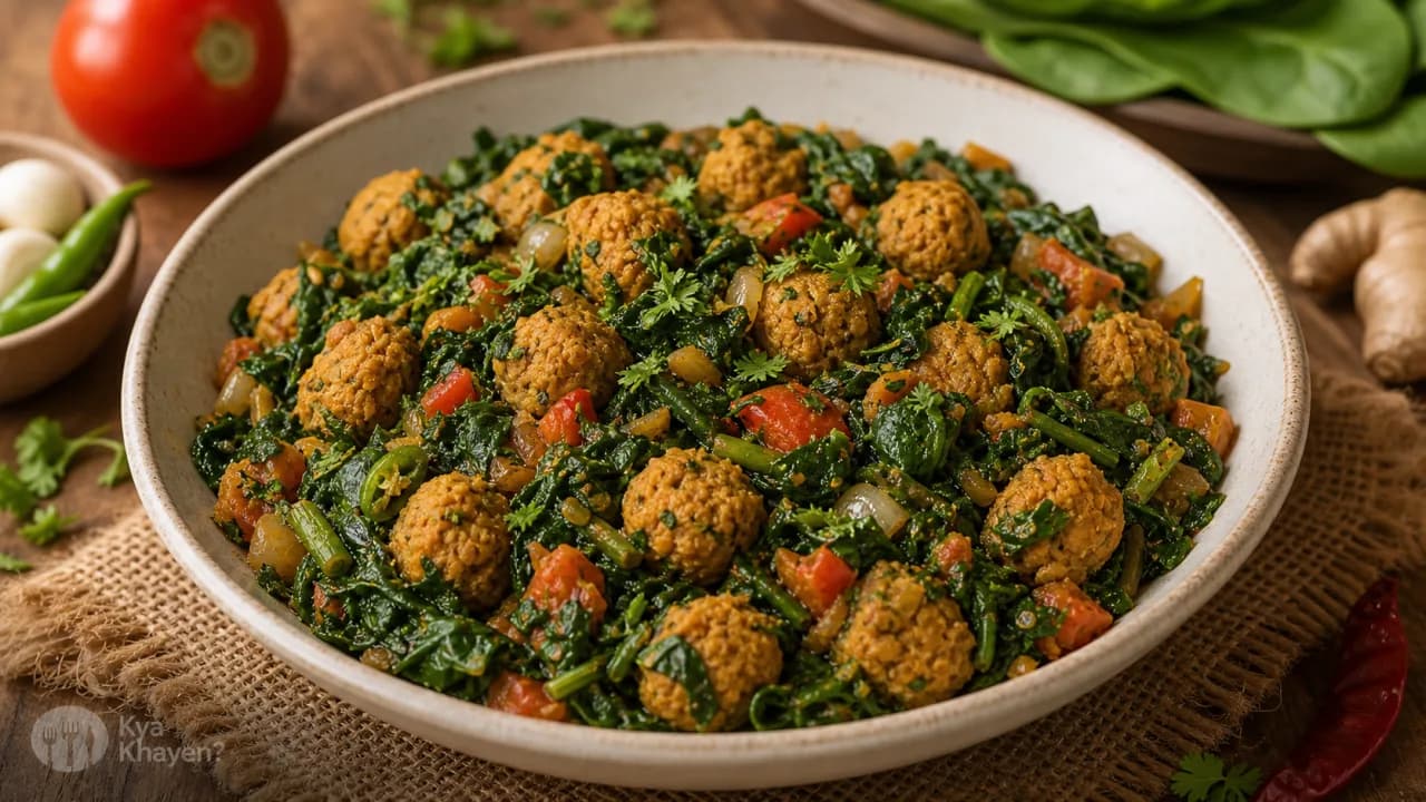 Nuggets with Greens