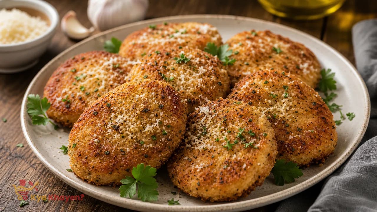 Garlic Parmesan Chicken Cutlets