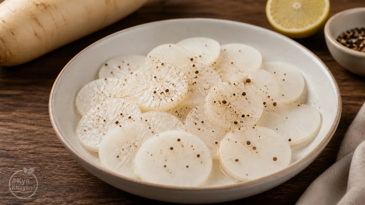Steamed Radish Salad